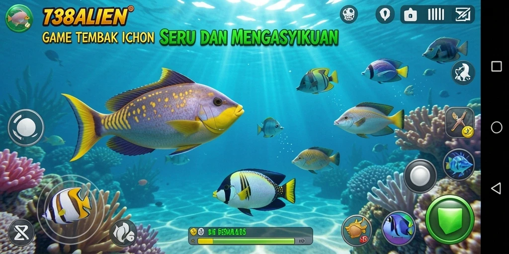 Tampilan gameplay seru di <strong>138ALIEN</strong> saat menangkap ikan.