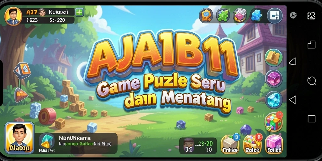 Tangkapan layar gameplay AJAIB11 menampilkan tantangan Puzzle yang menegangkan.