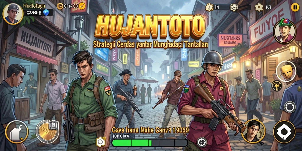Tampilan gameplay menegangkan di <strong>HUJANTOTO</strong> dengan strategi yang mendalam.