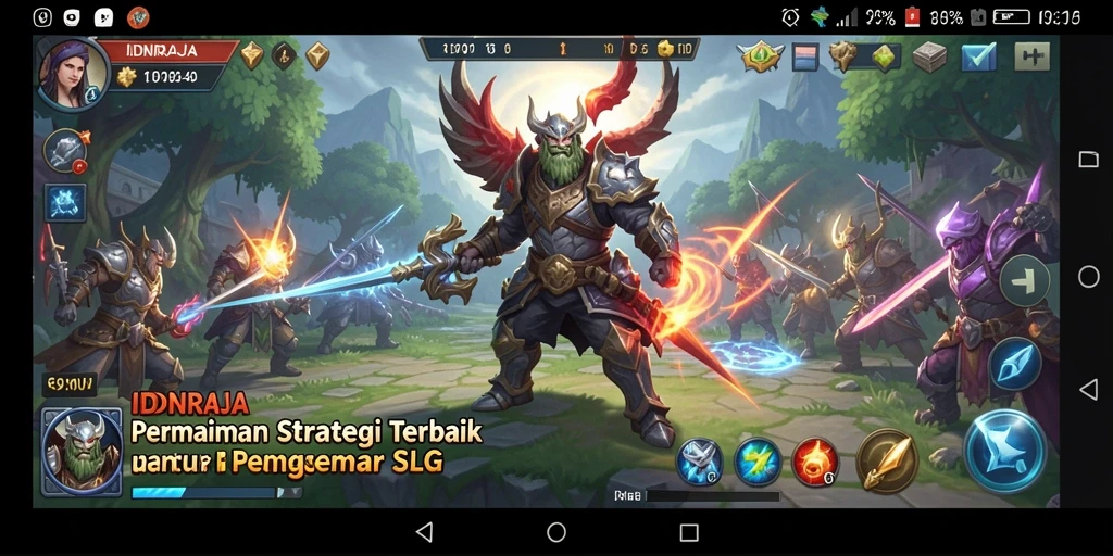 Tampilan gameplay <strong>IDNRAJA</strong> yang menarik dan penuh strategi.