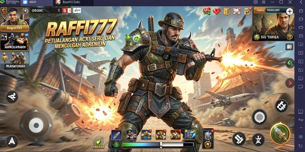 Gameplay RAFFI777 yang menegangkan dan penuh aksi.