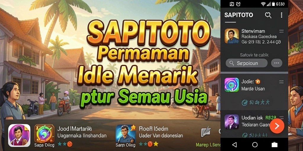 Gameplay SAPITOTO yang menarik dalam suasana santai dan menyenangkan.