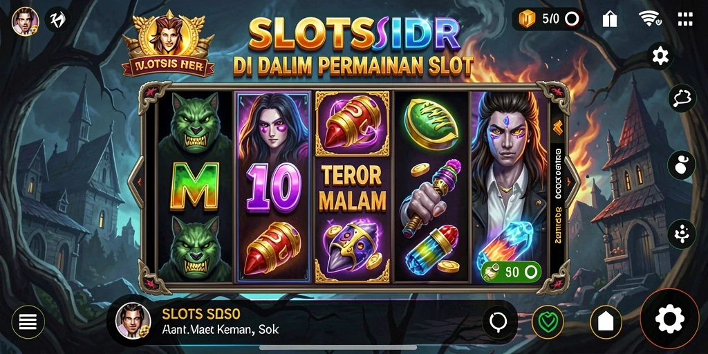 Gameplay Horror yang menegangkan dalam SLOTSIDR.